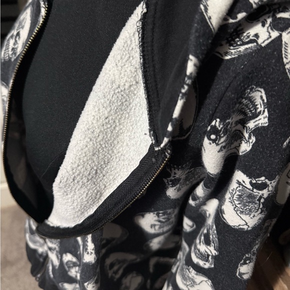 SOURPUSS SKULL DUGGERY CROPPED HOODIE XXL - Picture 4 of 4